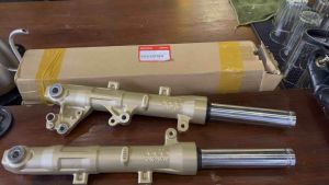 Phuộc trước vàng đồng ABS xe Winner X ver2 đời 2019 2020 2021 và 2022