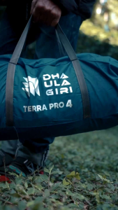 Tenda Terra Pro 4 Tenda Camping Outdoor Tiang Aloy Pu3000 - Abu