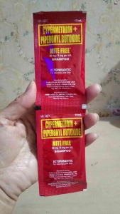 Mite Free Shampoo (10 ml) for Pets only Tick and Flea
