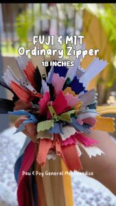 {FUJI & MIT} NYLON ORDINARY ZIPPER #3 (18)INCHES/SOLD PER PIECE