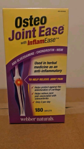 Viên uống hỗ trợ khớp giảm đau nhức khớp xương Osteo Joint Ease Webber Natural 180 Viên