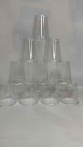 Acrylic Cups 50ml Transparent Reusable  Drinkware by Drakes Packaging Supplies