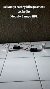 MODUL LAMPU BLITZ PESAWAT+NYALA 2X KEDIP 1SET (MODUL+HPL)12/24Volt CAR