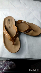 Budak Bandung Sandal Jepit Slider Jahit Tan