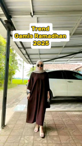 Gamis Dress Crinkle Ramadhan Terbaru Muslim