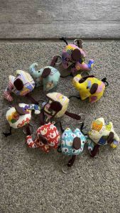 กุญแจ กุญแจช้างผ้า ผ้าคัตต่อน ลายช้างการ์ตูน งานเรียบร้อย คุณภาพดี