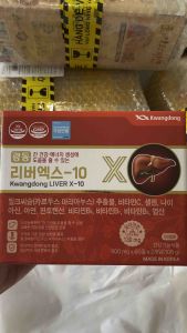[ HÀNG HIỆU thuốᴄ] Bổ gan Kwangdong LiverX 10 CAO CẤP hộp 120 viên Hàn Quốc sử dụng trong 4 tháng