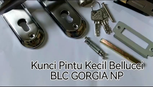 Kunci Pintu Kecil Bellucci GEORGIA NP / Kunci Bellucci Kecil Fullset / kunci Pintu 15 cm Komplit Premium Quality