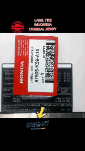 LABEL TIRE INDONESIA BEAT ESP VARIO 125 ESP VARIO 150 ESP ORIGINAL