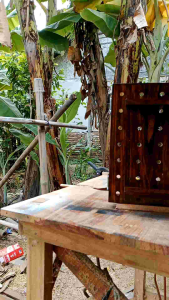 tutup/cover mcb rumah estetik kayu