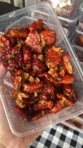 พุทราสมสดเชื่อมไร้เม็ด 1 กล่องน้ำหนัก 500 กรัม แถมพริกเกลือทุกกล่อง