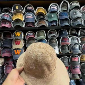 Topi Pantai Wanita Caddy Rajut Premium Motif Bunga Mutiara