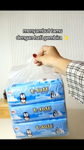 (PAKET ISI 3PAX) TISU FACIAL T-SOFT 180 GRAM 2 PLY