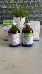 Bio Septryl 24% 100ml - Ký sinh trùng đường máu cầu trùng viêm ruột viêm phổi viêm khớp viêm tử cung tiết niệu