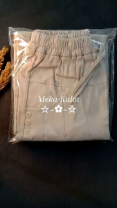 Kulot Wanita Highwaist Bahan Twill Stretch - Meka Kulot