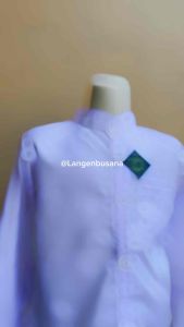 Setelan Baju Koko Anak Laki Laki Putih Lengan Panjang Usia 1 2 3 4 5 6 7 8 9 10 11 12 13 Tahun