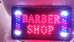 ป้ายไฟ LED Barber Shop ป้ายไฟแต่งหน้าร้าน
