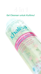 Khalisa Essential Brightening Gel Cleanser: Solusi Pembersih Wajah Alami
