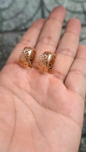 Bông tai nữ xuping hoa tím SGJ DX2 phong cách châu âu