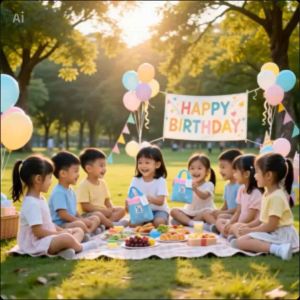 Kids birthday goodie bag outdoor fun bag toddler return gift hassles free Children’s Day goodie bag party favor