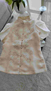 MODERN COCOON TOP BARONG FOR WOMEN PURE EMBROIDERED