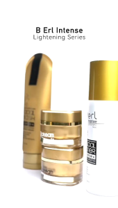 B ERL Intense Lightening Series Free Pouch l Paket Perawatan Kulit Skincare 5x Mencerahkan l Anti Aging l Samarkan Flek