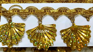 belly dancing trimmings gold and silver 10 yards for costume decorations /arts and craft project