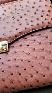 Hàng Si túi xách tay da đà điểu