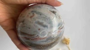 Natural Ocean Jasper Sphere 8.5cm