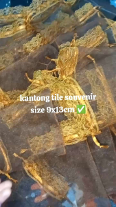 Isi 25 Pcs Kantong Tile Souvenir Size 9x13cm