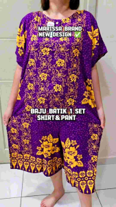 Baju Batik Jumba 5XL Baru Shirt & Pant  Hot sell