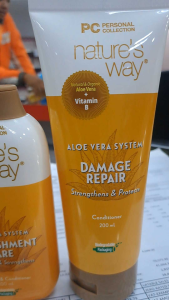 PERSONAL COLLECTION  NATURES WAY  ALOEVERA SHAMPOO AND CONDITIONER 200ML