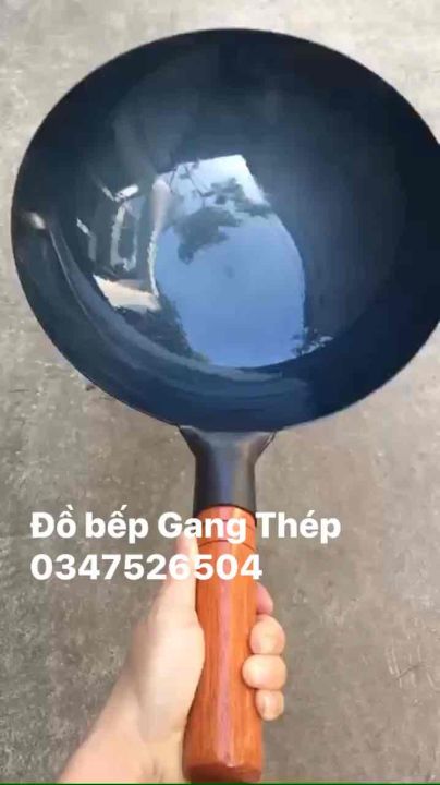 Chảo Thép Cacbon Tôi Nhiệt Sẵn - Chảo Thép chống dính cao cấp-chuyên ...