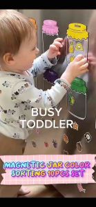 Magnetic Color Sorting 10 Set Color Recognition Educational Toys Magnet Baby Toddlers Refrigerator