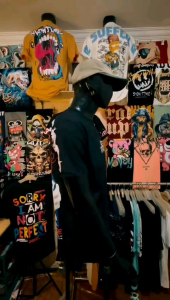 T-SHIRT BAJU KAOS DISTRO PRIA MOTIF ANXTETY DISORDER Hitam - TERBARU TERMURAH KEREN - KAOS THE WOLF