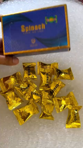 Date Mới - Hộp 30 Viên Kẹo Hồng Sâm SPINACH Chính Hãng 2025