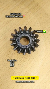 GSM gigi maju gearbox Forward tooth / gigi maju 15:10 (GS 54D) sparepart motor roda tiga