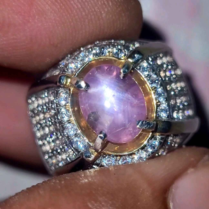 Natural purple sapphire star ceylon safir srilanka