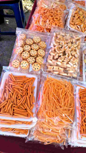 ขนมเวเฟอร์ไส้ครีมขาว แพ็คในถุงแก้วแผ่นรองใสอย่างดี สั่งไม่ถึง 3 ออเดอร์ ขอยกเลิกก่อนนะคะ