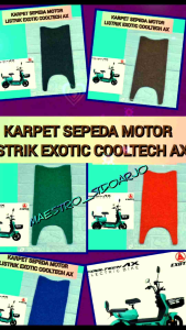 Karpet Sepeda Motor Listrik Exotic Cooltech Series AX Serabut Mie Bihun