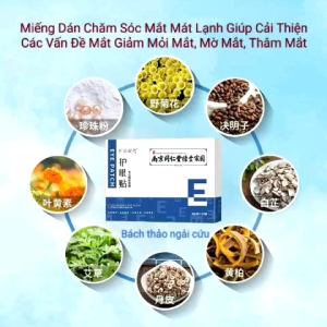 Hộp 10 gói Miếng đắp mắt thảo dược Chăm Sóc Mắt Giúp Cải Thiện Các Vấn Đề Mắt Giảm Mỏi Mắt Mờ Mắt Thâm Mắt