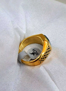 Cincin Desain Unik Pria: Cincin Titanium Steel Super Tidak Luntur Anti Karat Topas