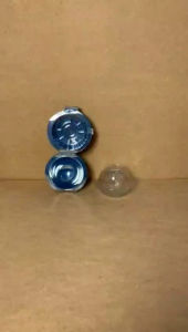 50pcs Wadah Mika Puding Kue muffin Cake Tart Setengah Bolu Bulat MINI