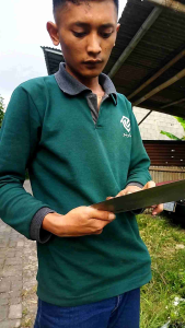 Bendo cacah tulang dan daging kayu dan bambu tebas paku