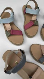 Gianna Abaca Platform Sandals for women