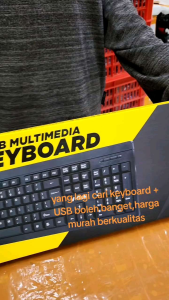 Keyboard V-GEN VKB 01 USB PNP/Keyboard kabel original Vgen