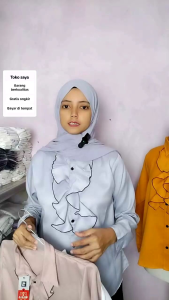 PAKET 3PCS ATASAN WANITA KEKINIAN MURAH ATASAN KEMEJA MODEL RUMBAY DADA ATASAN REMAJA OOTD