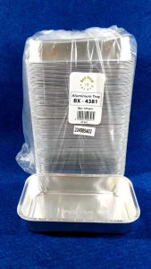 (CUP) Aluminium Tray BX-4381 wadah Cup Aluminium foil tray isi 125pcs