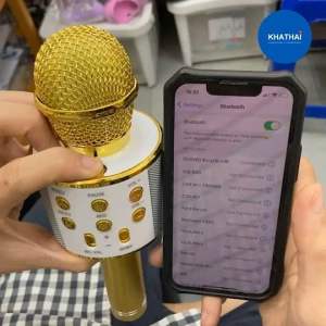 ไมค์ลอย บลูทูธ กลิ่นเป็นไมโครโฟน ไมค์เสียง RP-WS-858 ไมโครโฟน บลูทูธ ไมค์ลอย ลำโพงบลูทูธ