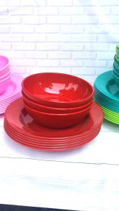 ISI 6 PCS Set Piring Mangkok melamin - Piring Mangkok Set - Piring dan mangkok melamin murah tebal - Piring Japanese - Mangkok Japanese - Piring Ramen - Mangkok Ramen